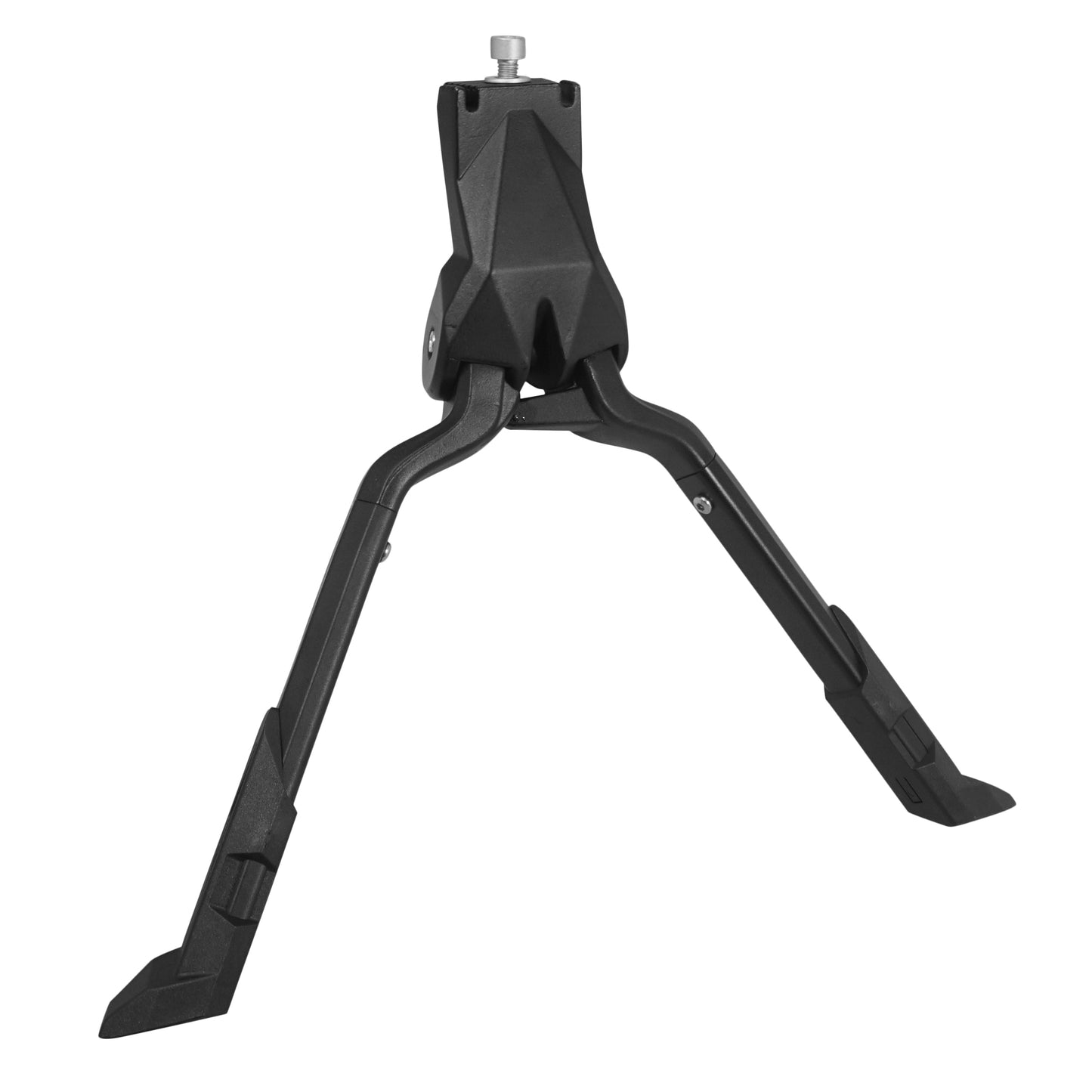 Newton VTC-29" double center kickstand, black aluminum, maximum weight 60 kg / stable stand for e-bikes