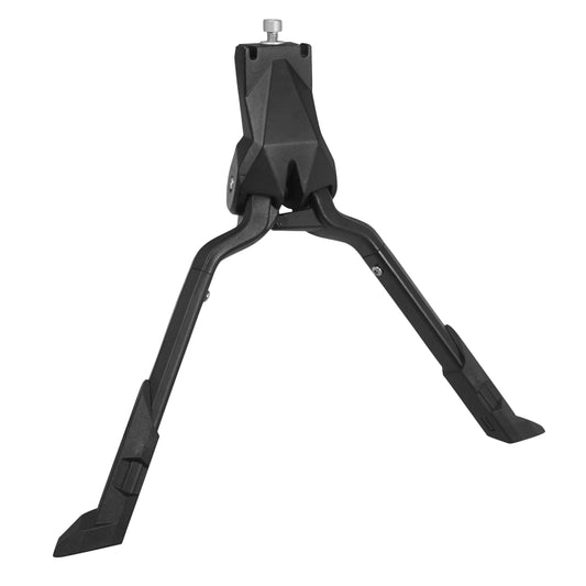 Newton VTC-29" double center kickstand, black aluminum, maximum weight 60 kg / stable stand for e-bikes