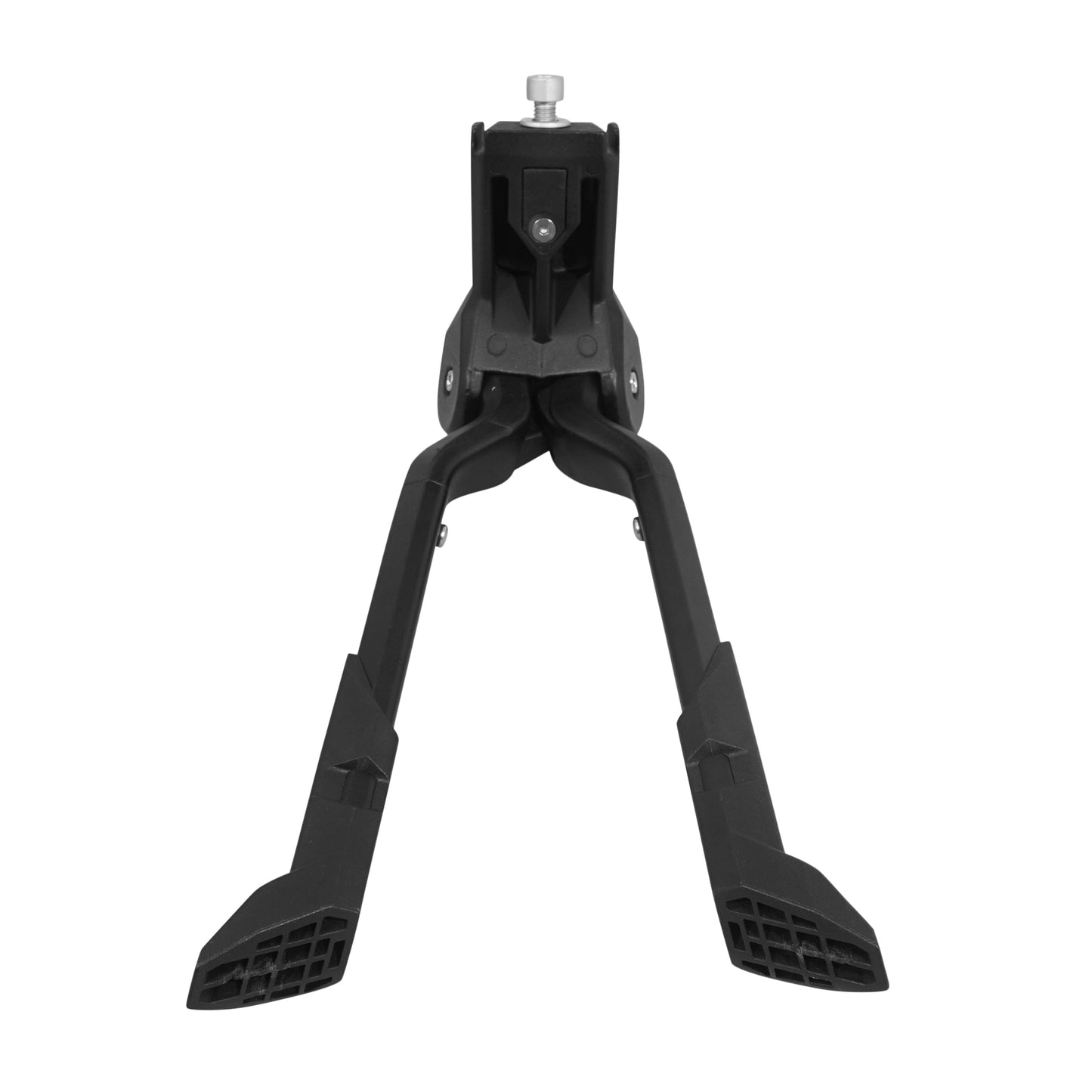 Newton VTC-29" double center kickstand, black aluminum, maximum weight 60 kg / stable stand for e-bikes