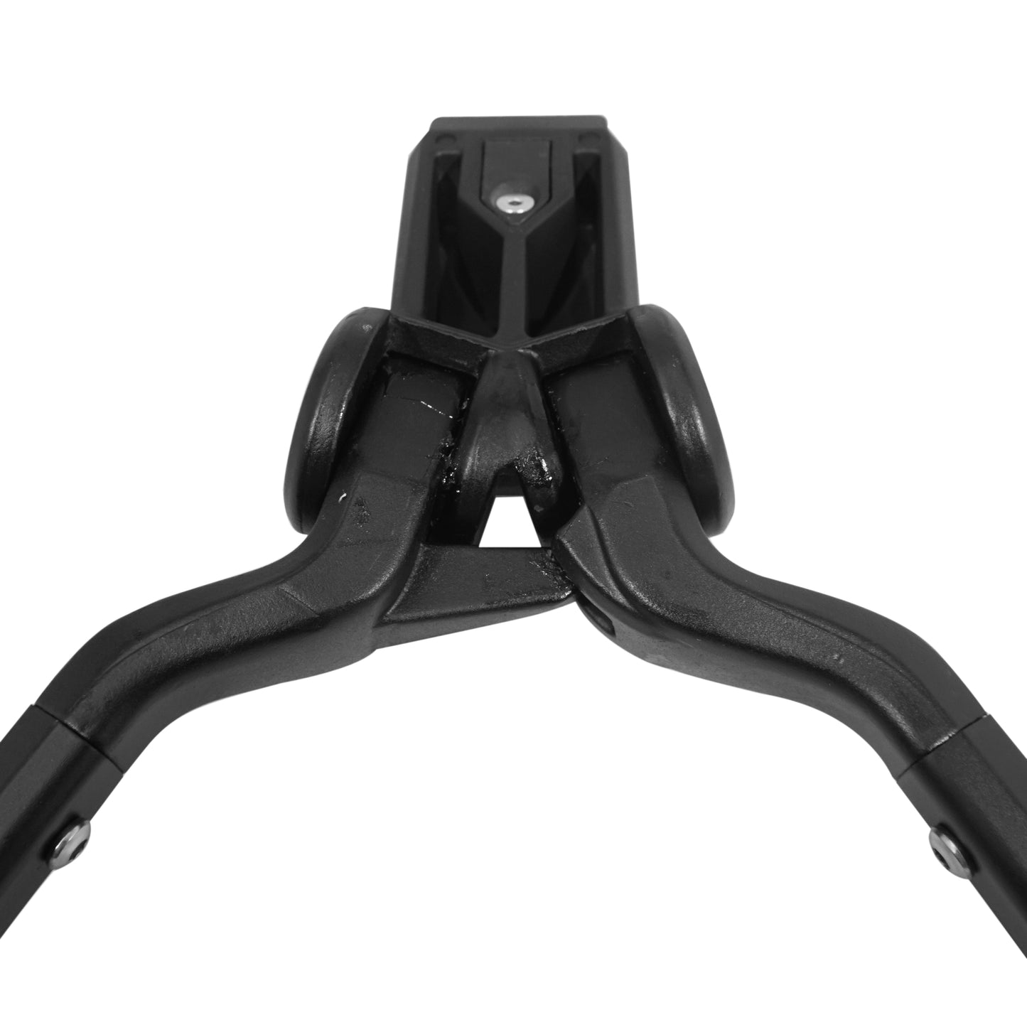 Newton VTC-29" double center kickstand, black aluminum, maximum weight 60 kg / stable stand for e-bikes