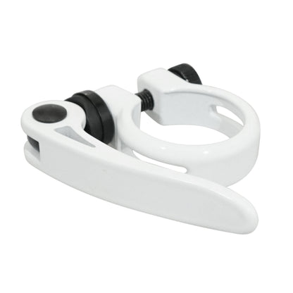 Collier serrage blanc tige de selle rapide Newton diam 28,6
