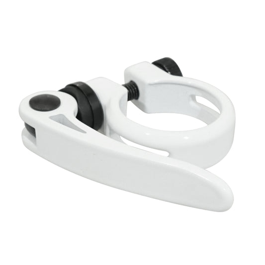 Newton white quick release seat post clamp diam 28.6