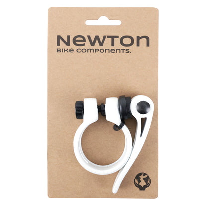 Collier serrage blanc tige de selle rapide Newton diam 34,9