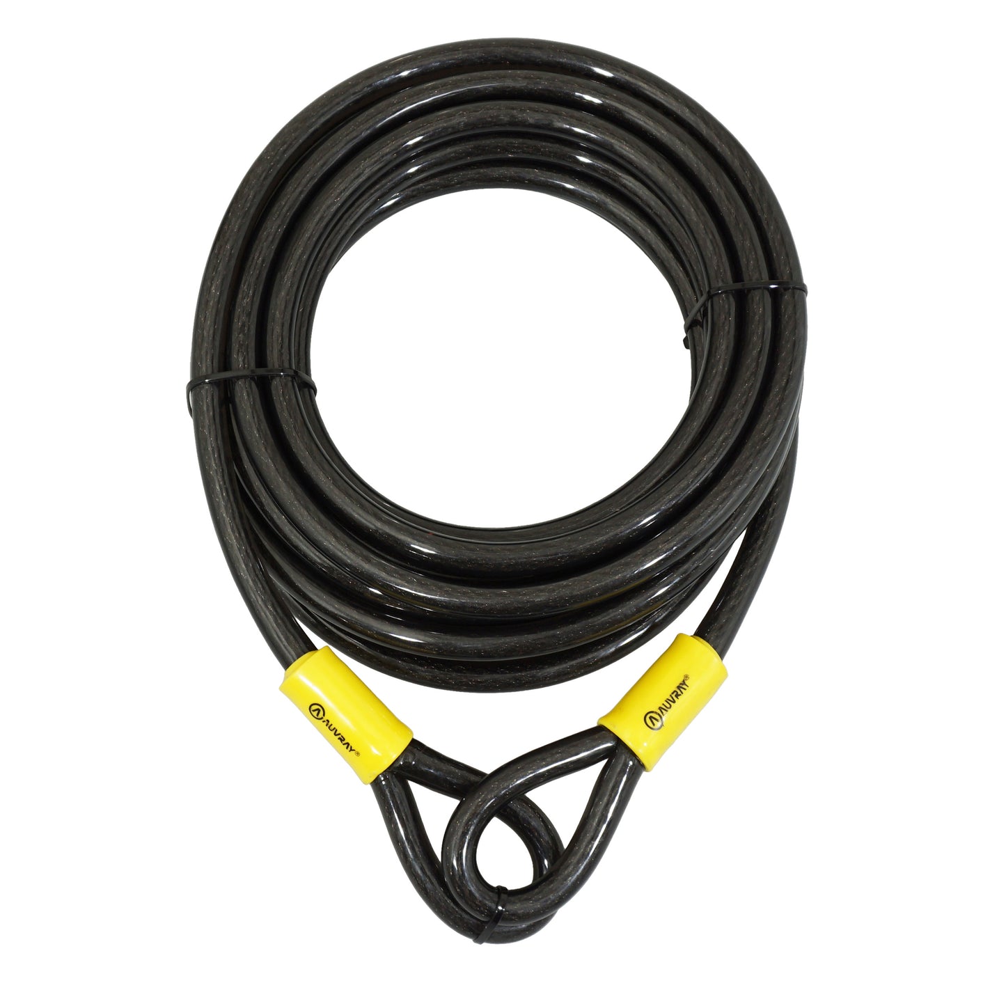 Auvray looped cable bike lock reinforced store, 15 mm diameter - 9 m length