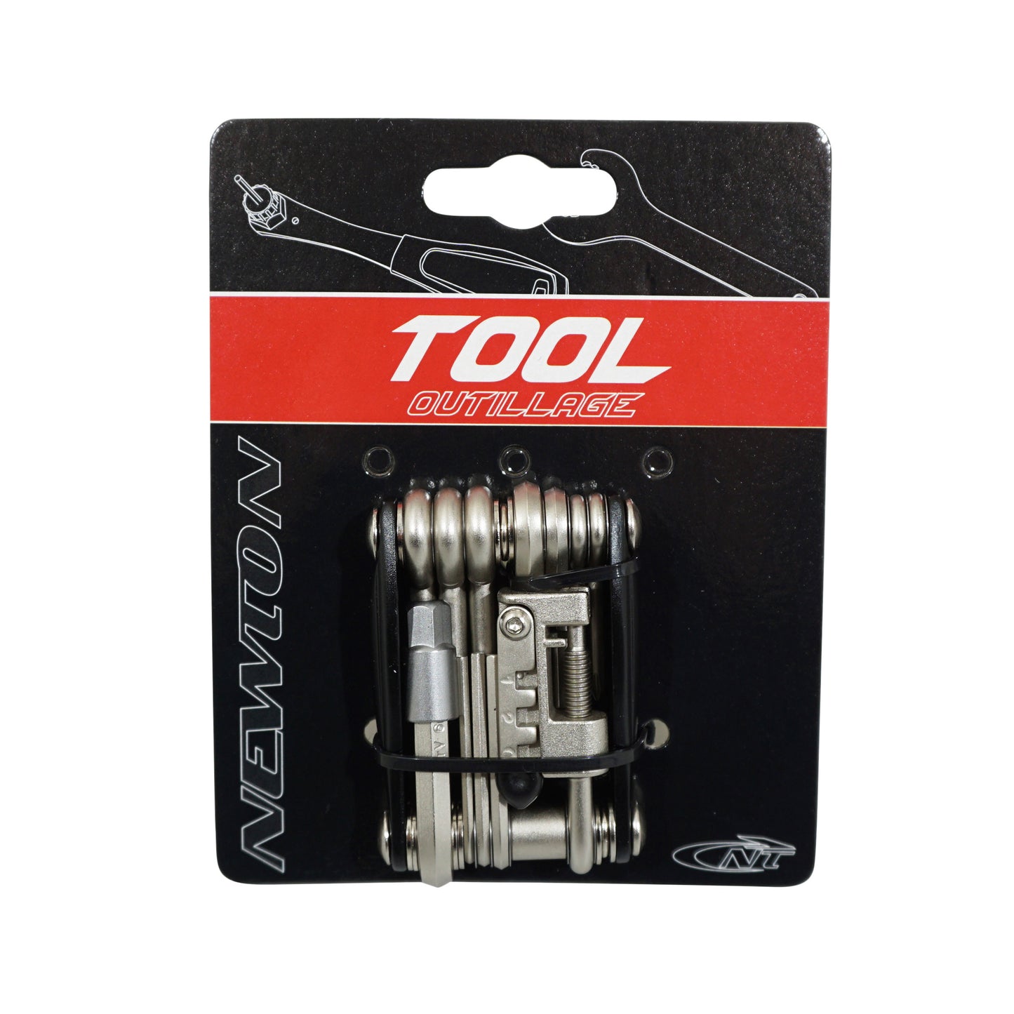 Newton multi-tool with 15 functions and chain breaker