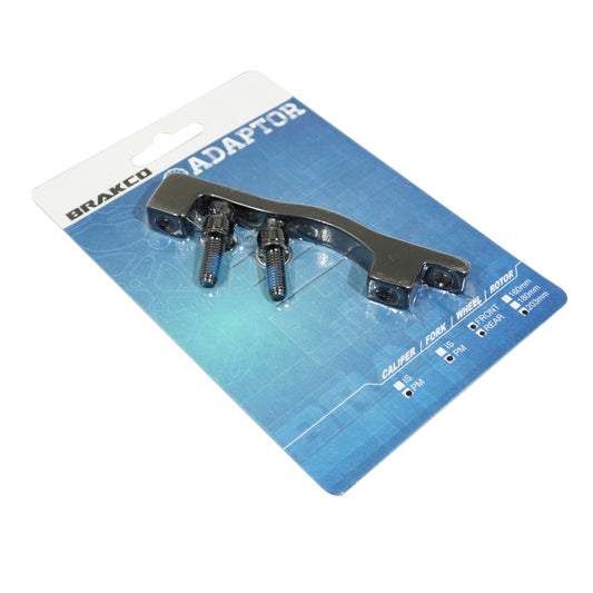 Adaptateur / réhausse frein à disque VTT post-mount avant / arrière Brakco étrier 160mm pour disque 203mm