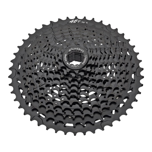 Cassette 11s. Microshift 11-46 for Shimano-Sram MTB black (sold individually) (11-13-15-18-21-24-28-32-36-40-46)