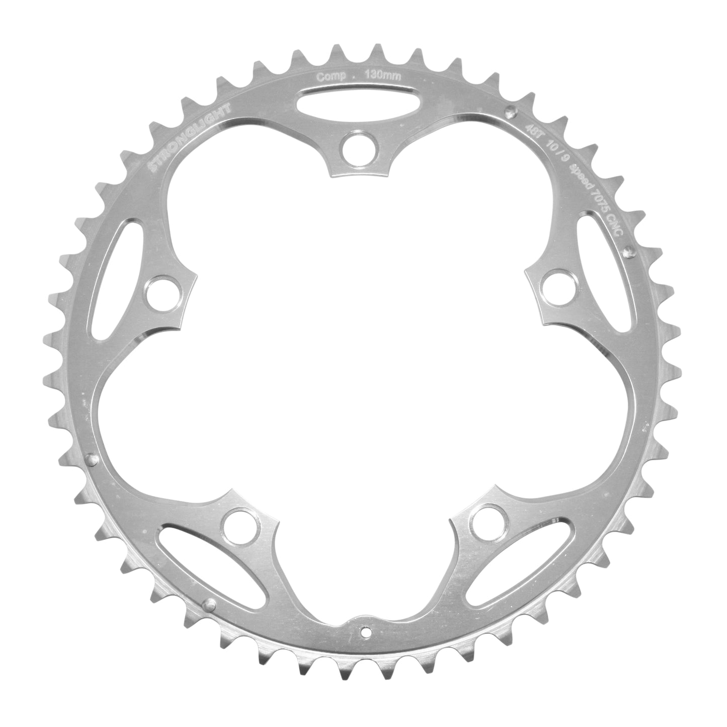Stronglight D130 Road Chainring 48T outer Shimano silver 9-10S