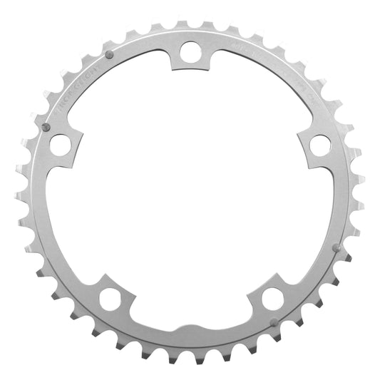 Plateau route Stronglight D130 40D milieu triple Shimano argent