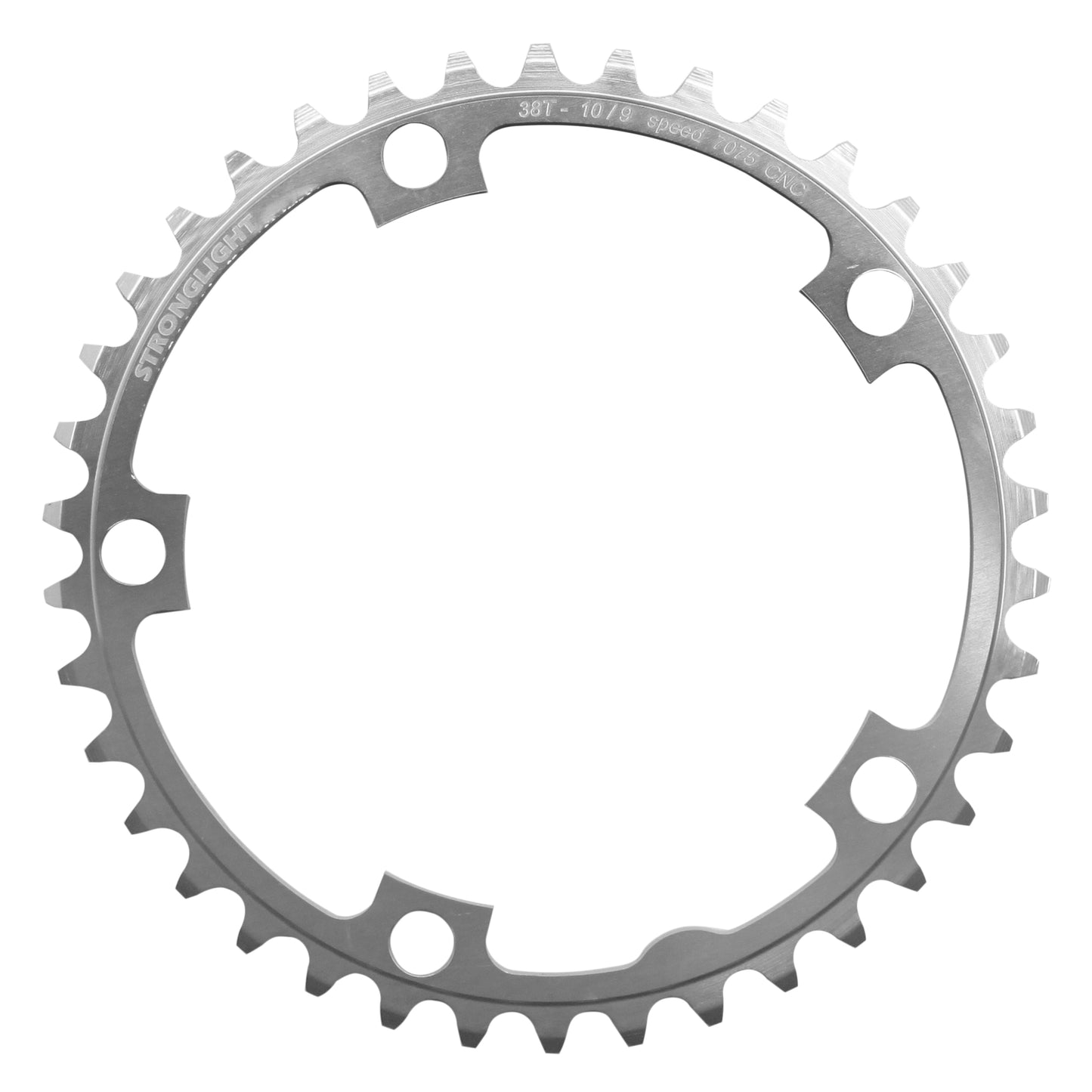 Stronglight D130 38T Inner Shimano Silver 9-10 Speed Chainring