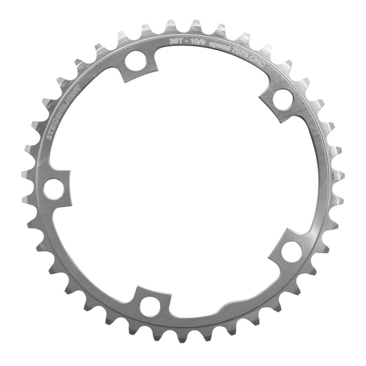 Plateau route Stronglight D130 39D int Shimano argent 9-10V