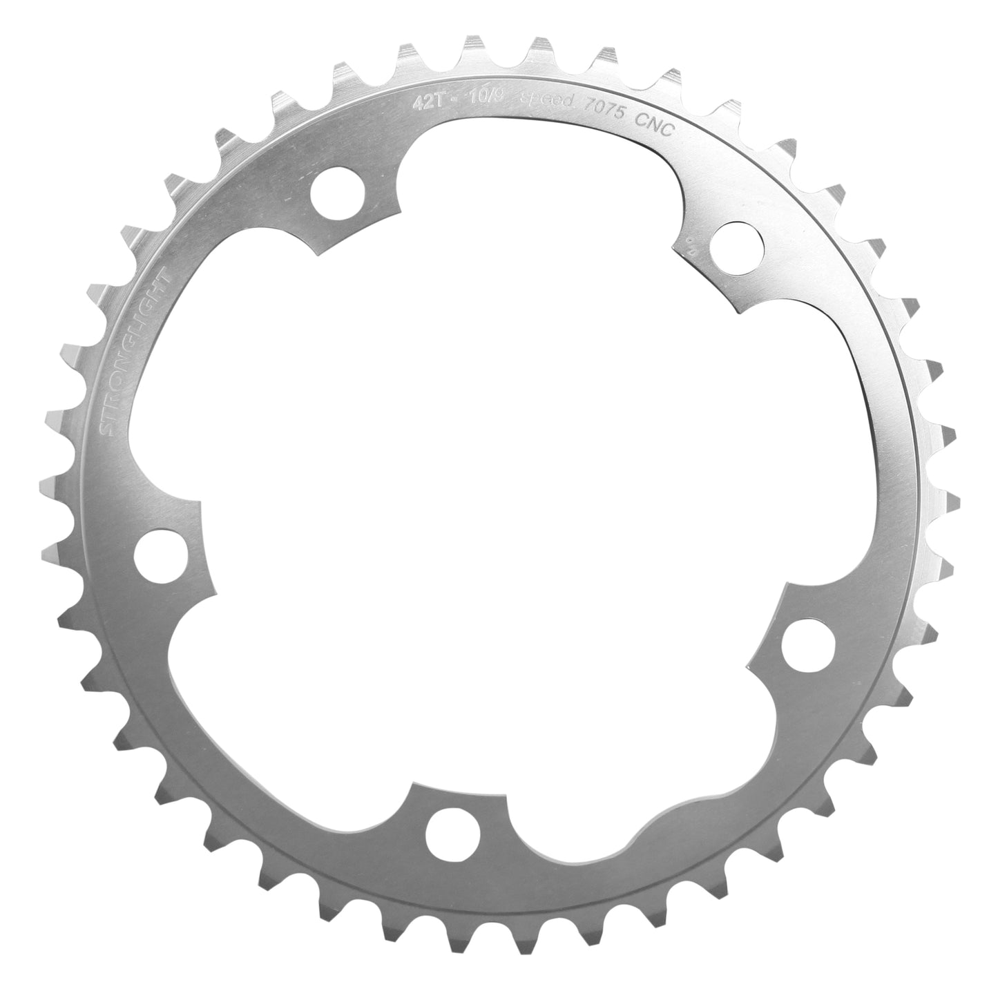 Stronglight D130 42T Inner Shimano Road Chainring Silver 9-10S