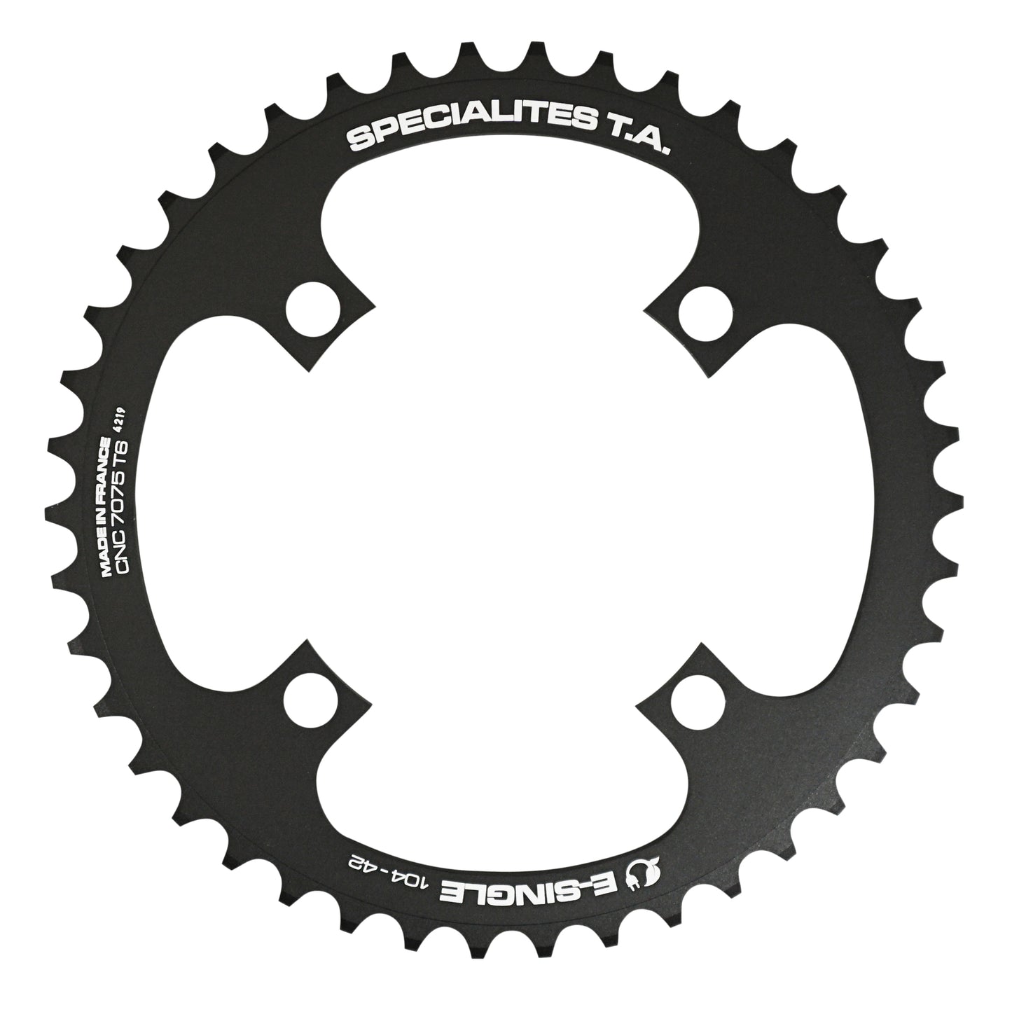 Plateau VAE TA E-Single 4 bras D104 pour Bosch Brose Yamaha 42D