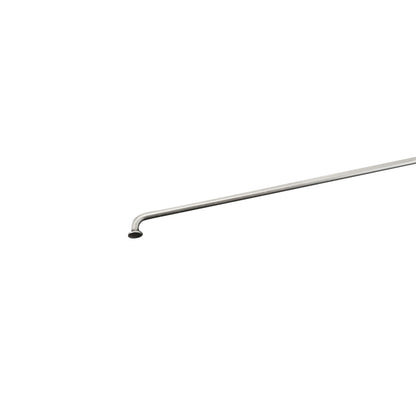 Rayon Leader Fox inox argent tête coudée 233 mm 2,3mm