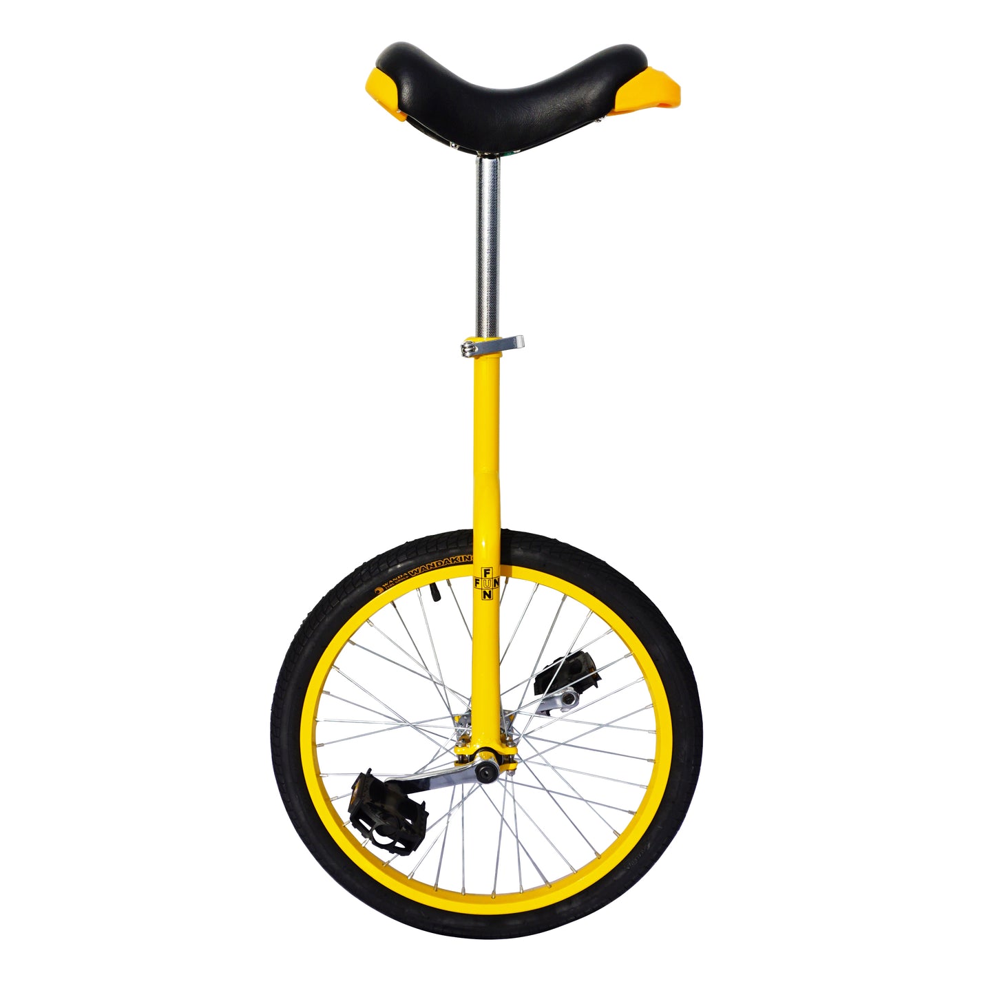 Monocycle 20 jaune selle réglable alu PCP