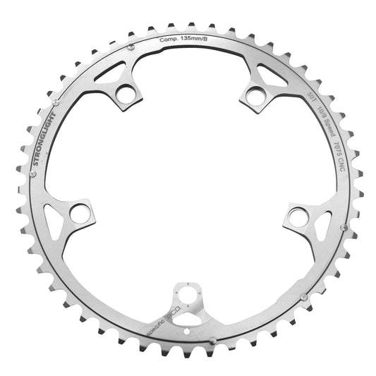 Plateau route Stronglight UltraTorque 5 bras D135 50D ext Campagnolo 9-10V