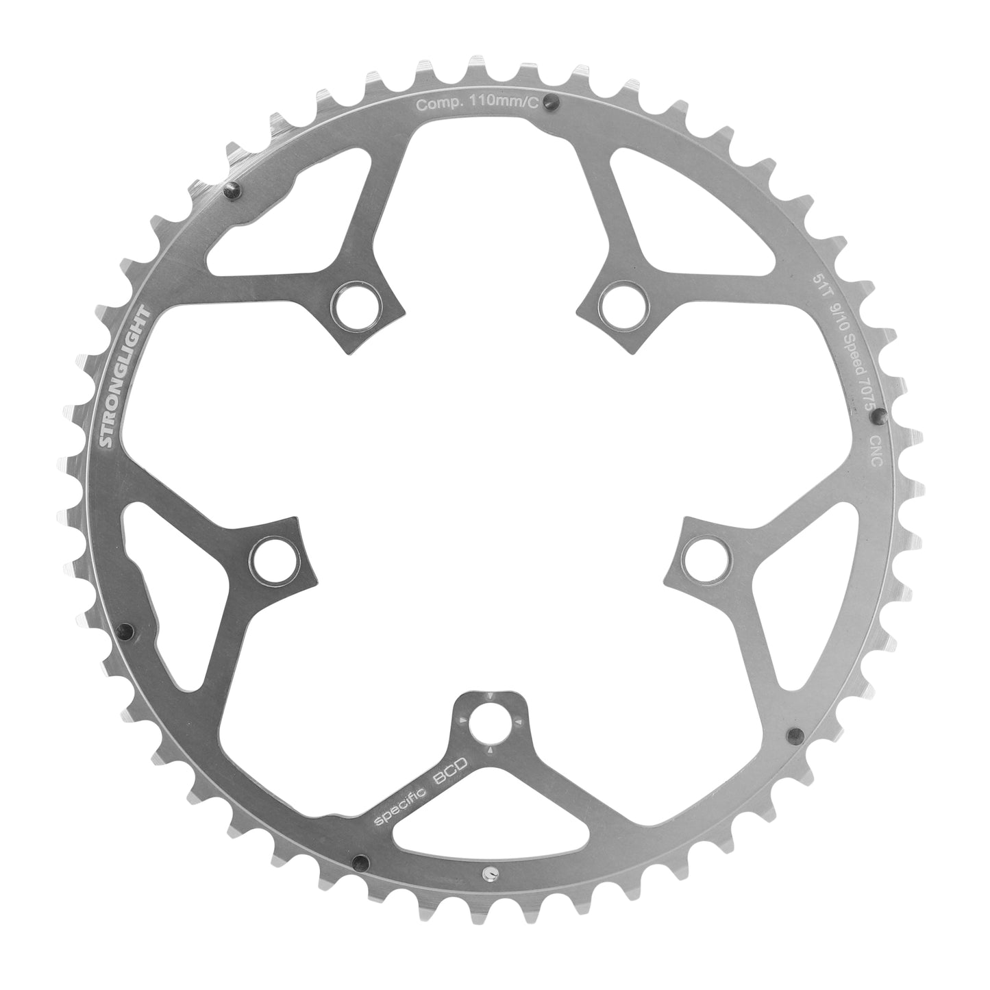 Plateau route Stronglight UltraTorque D110 51D ext Campagnolo 10V