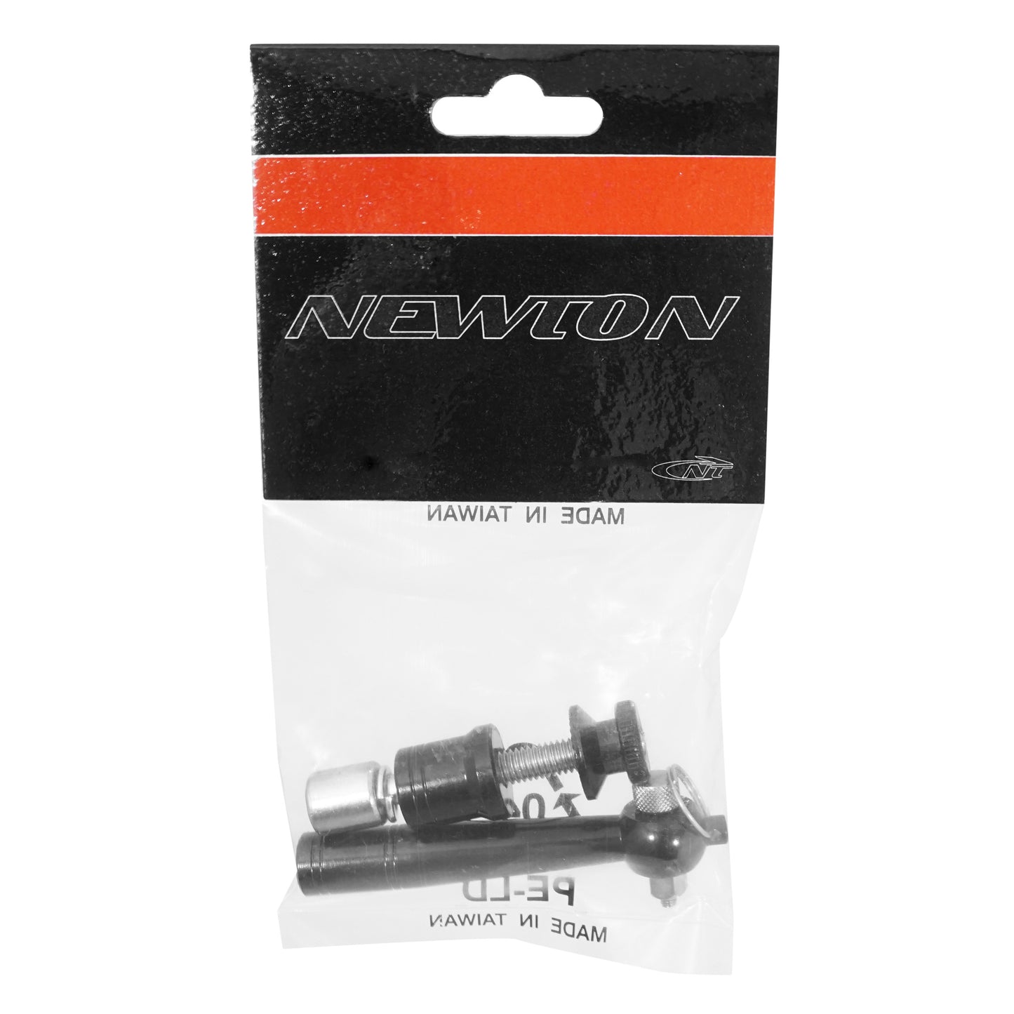 Anti-theft seatpost clamp Newton black 2 pcs kit