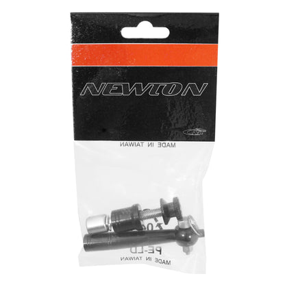Anti-theft seatpost clamp Newton black 2 pcs kit