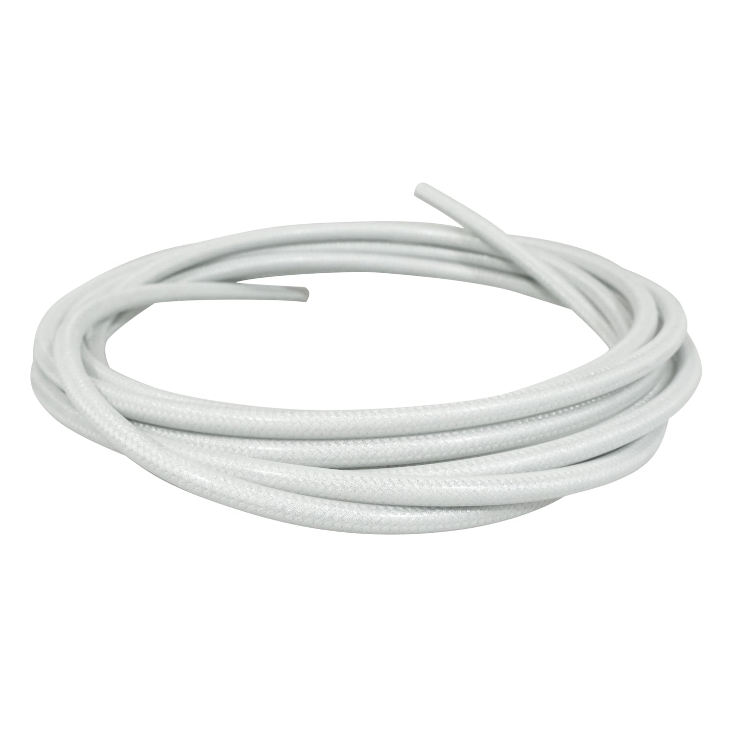Brakco reinforced universal aviation type disc brake hose - hydraulic hose White