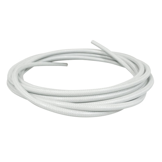 Brakco reinforced universal aviation type disc brake hose - hydraulic hose White