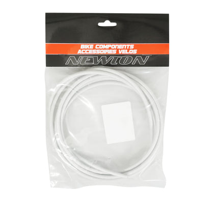 Brakco reinforced universal aviation type disc brake hose - hydraulic hose White