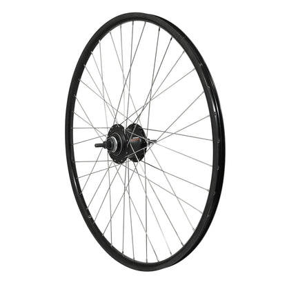 PCP VTC 700x35 ER20 rear wheel, black, double wall, Nexus 7-speed hub, disc