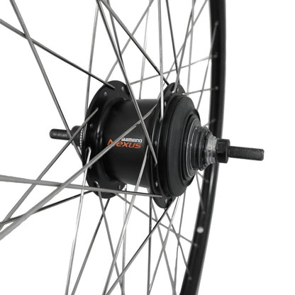 PCP VTC 700x35 ER20 rear wheel, black, double wall, Nexus 7-speed hub, disc