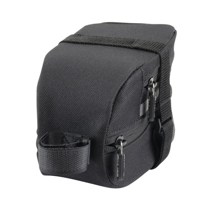 Gist Black Max Bike Saddle Bag with Velcro Fastening L 17cm x W 8cm x H 7cm