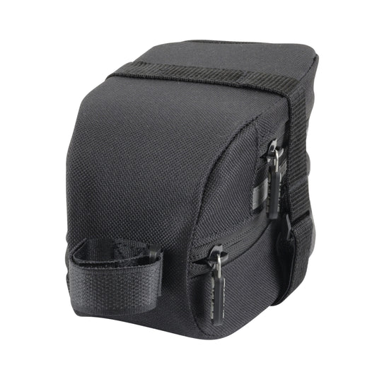Gist Black Max Bike Saddle Bag with Velcro Fastening L 17cm x W 8cm x H 7cm