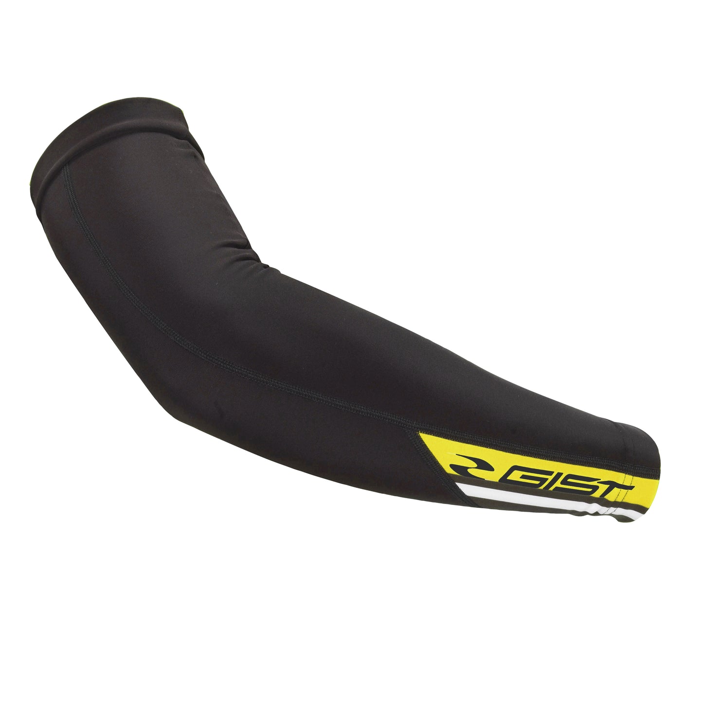 Manchettes vélo Gist Thermodress noir et jaune
