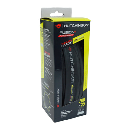 Pneu Route 700 X 25 Hutchinson Fusion5 Performance Noir Tubeless Ready TS (25-622)