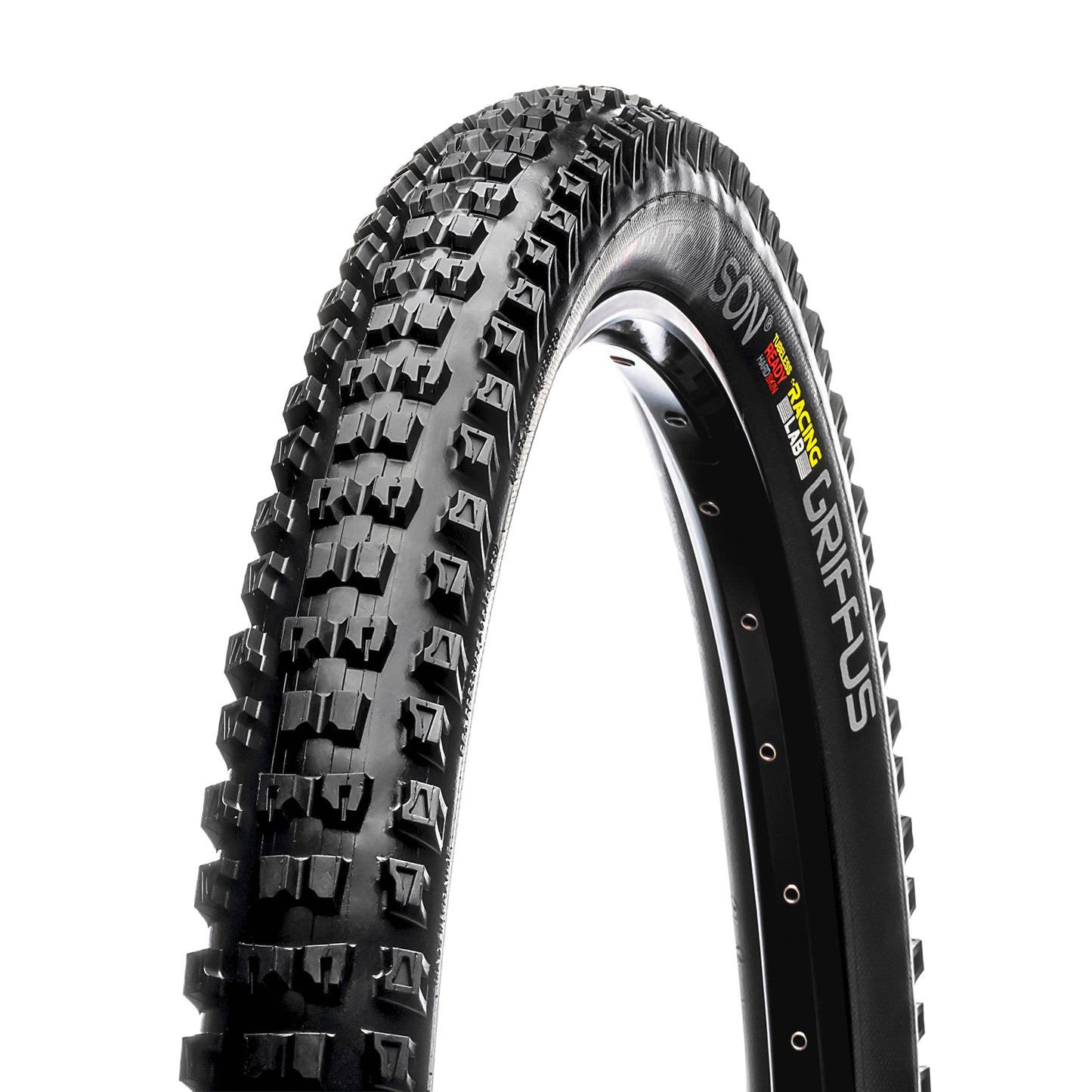 27.5 x 2.50 Hutchinson Griffus Black TR Mountain Bike Tire (60-584)