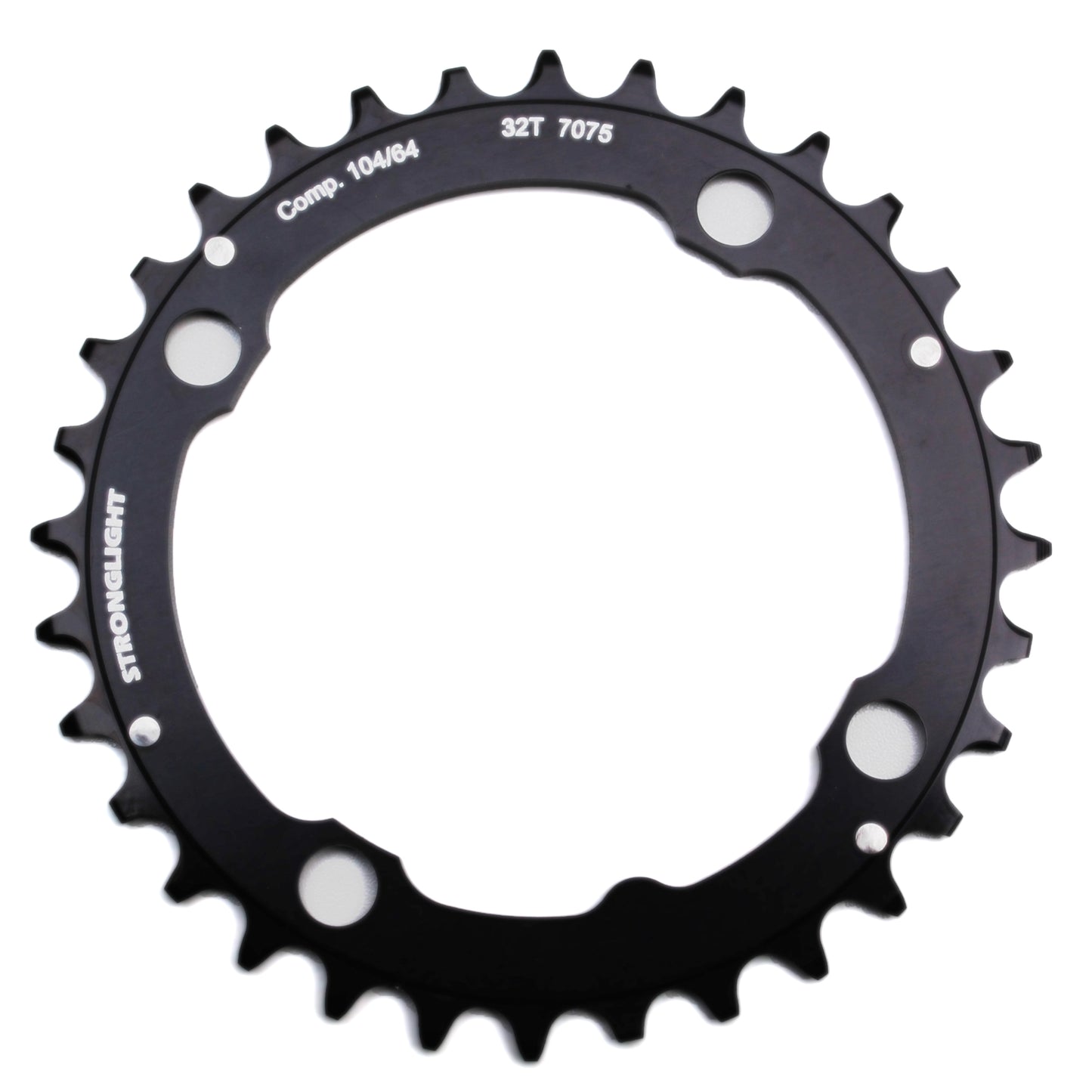 Plateau VTT 4 bras Stronglight D104 triple milieu 32D