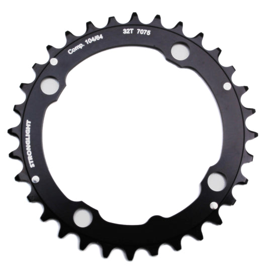 Plateau VTT 4 bras Stronglight D104 triple milieu 32D