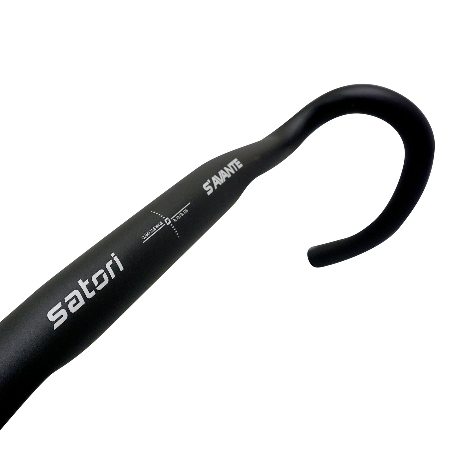 Cintre Route-gravel satori alu d31,8 noir l 44 extérieur (axe-axe 42cm)