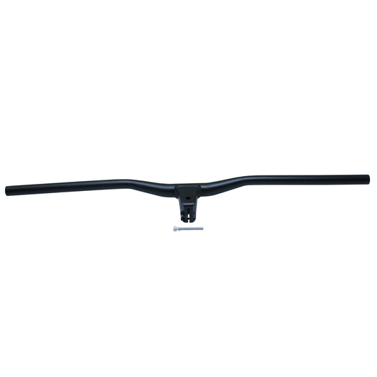 Cintre VTT demi relève alu noir l 78cm avec potence integrée entraxe l55mm pour pivot fourche 1"1-8 (28.6mm)