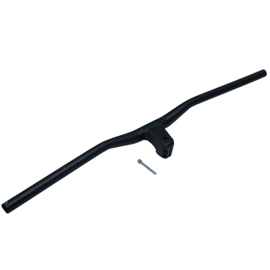 Cintre VTT demi relève alu noir l 78cm avec potence integrée entraxe l55mm pour pivot fourche 1"1-8 (28.6mm)