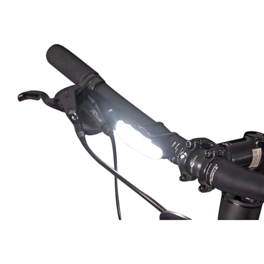 Eclairage vélo usb avant sur cintre Spanninga arco noir livré 3 fonctions standard, éco, flash