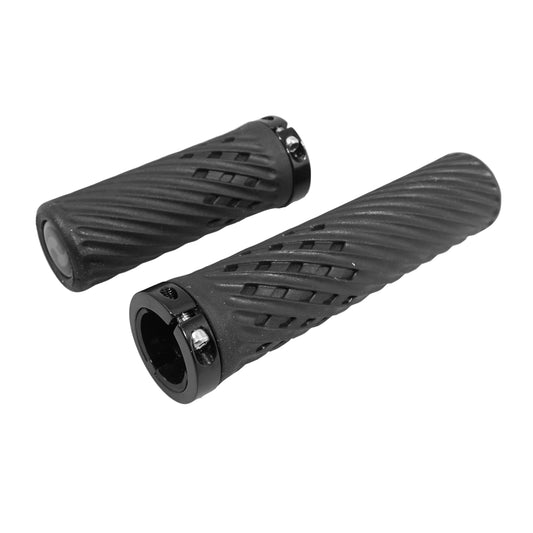 Herrmans Luna Lock MTB Grips Black 90-130mm Clamp