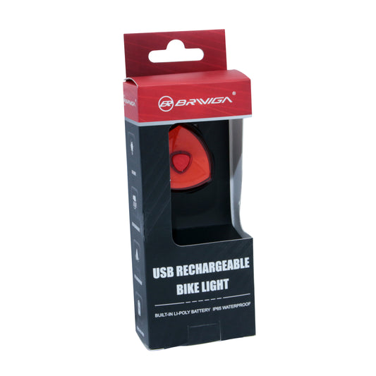 Eclairage vélo usb arrière sur tige de selle led cob 30 lumens avec indicateur de freinage, 7 modes PCP