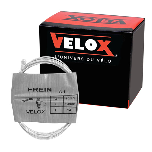 Câble de frein route Velox galva 1,80m (boite de 25 câbles) 15-10 14fils