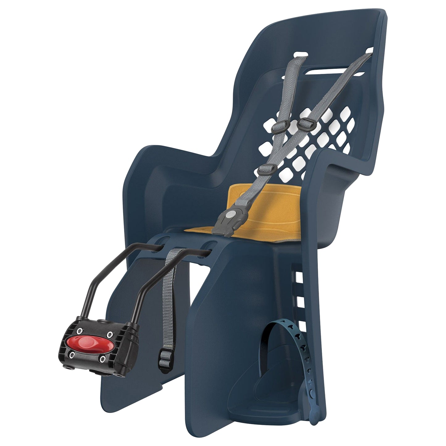 Polisport Joy frame yellow jeans rear child seat