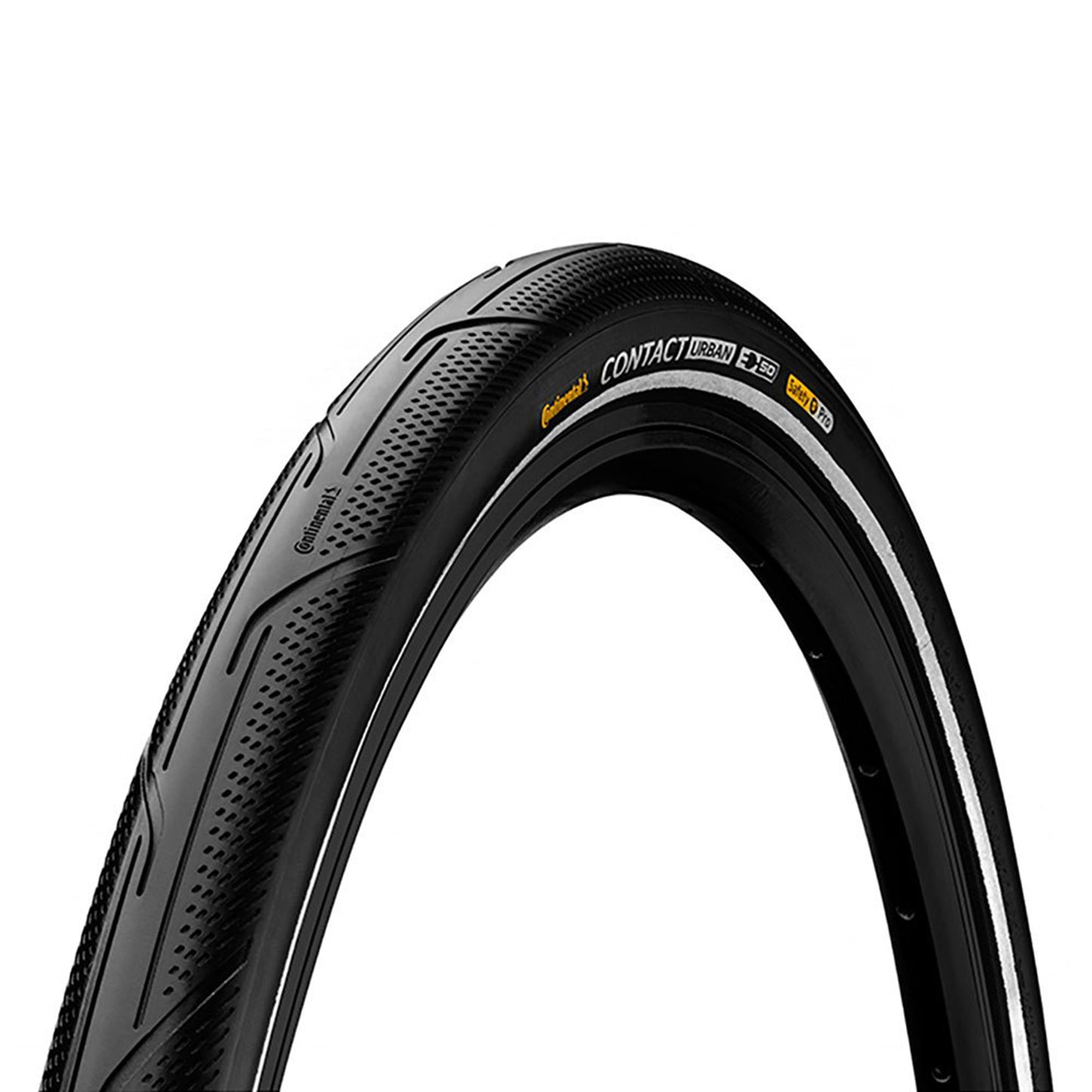 Tire City E-Bike 20 X 1.60 Continental Contact Urban Black Reflex Sidewall TR (42-406) E-Bike Approved e50 (E)