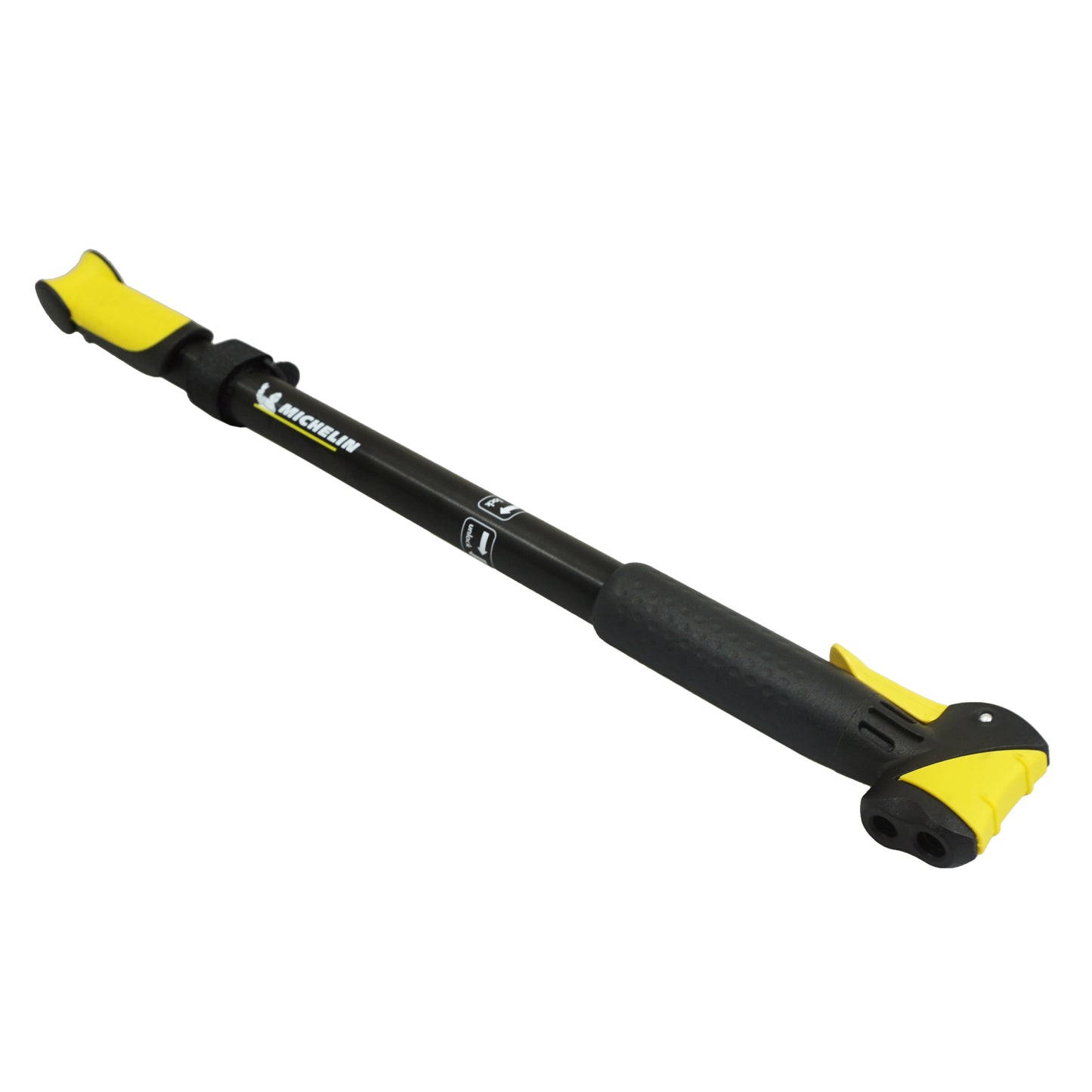 Michelin Road Mountain Bike Pump, Black Aluminum, 8 bars, 440mm