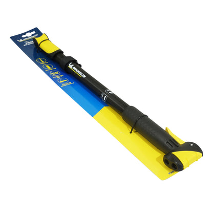 Michelin Road Mountain Bike Pump, Black Aluminum, 8 bars, 440mm