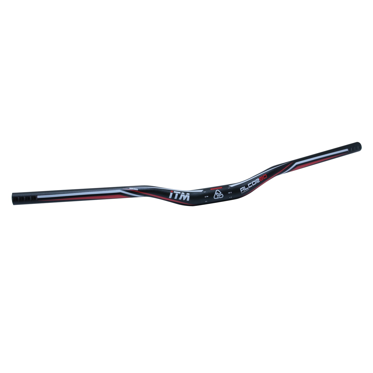 Cintre VTT demi relève Itm alcor noir 31,8mm l740mm