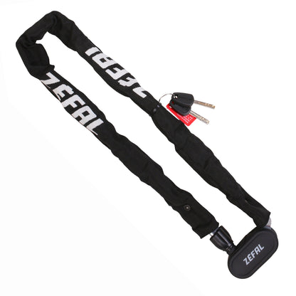 Antivol vélo chaîne à clé Zefal K-traz m8 diam 6 mm noir