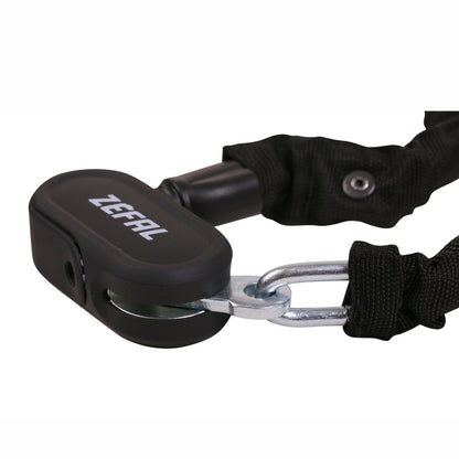 Antivol vélo chaîne à clé Zefal K-traz m8 diam 6 mm noir