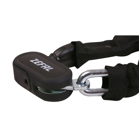 Antivol vélo chaîne à clé Zefal K-traz m10 diam 8 mm noir